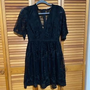 Bella Ella black lace dress